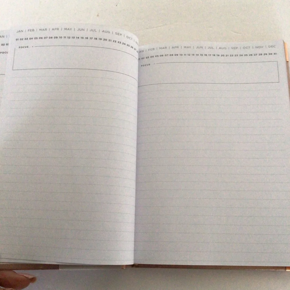 RUSSELL + HAZEL HARD COVER UNDATED JOURNAL PLANNER NWT